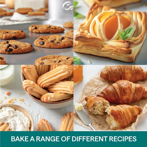 Baker's Secret Insulated Cookie Sheet - 13" x 9" Carbon Steel Tray for Baking & Roasting | Dishwasher Safe