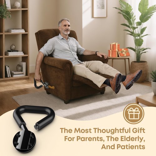 2026 New Modle Recliner Handle Extender Plus, Recliner Lever Extender with Foam Pad for Added Comfort, Recliner Chair Arm Extension for Elderly, Lazy Boy Lever Extender Control Recliner Handles Easily