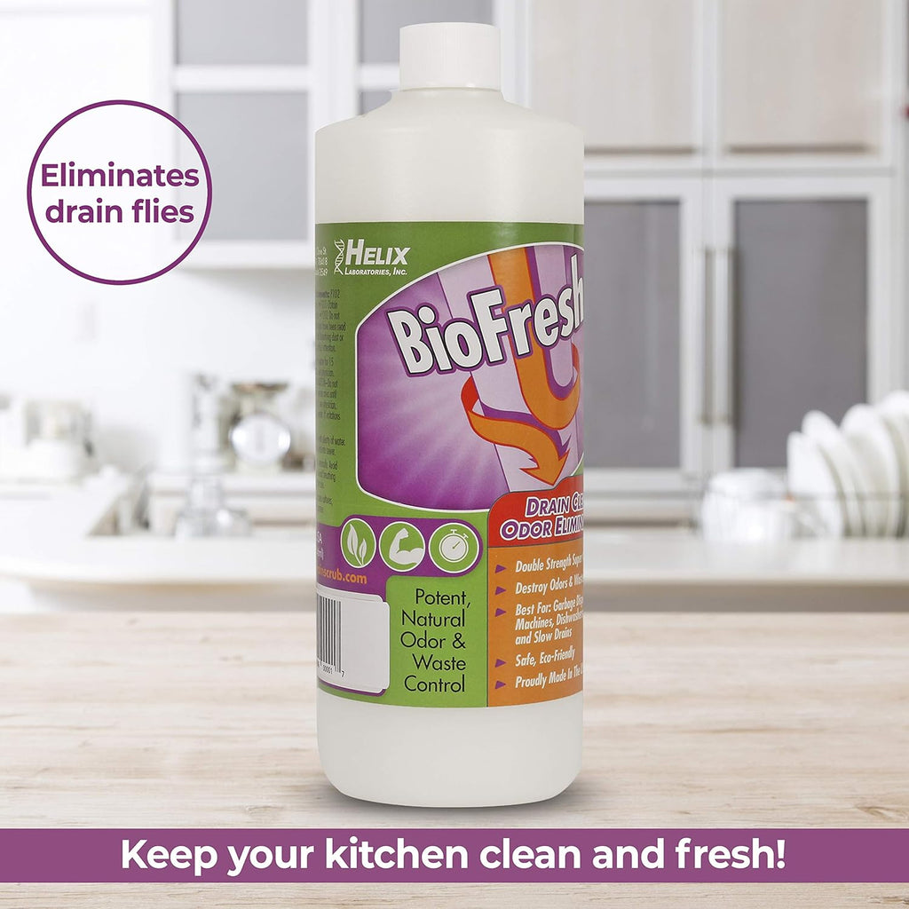 Skiennix Enzyme Drain Cleaner & Deodorizer - Eliminate Odors in Sinks, Showers & Septic Systems | 32oz