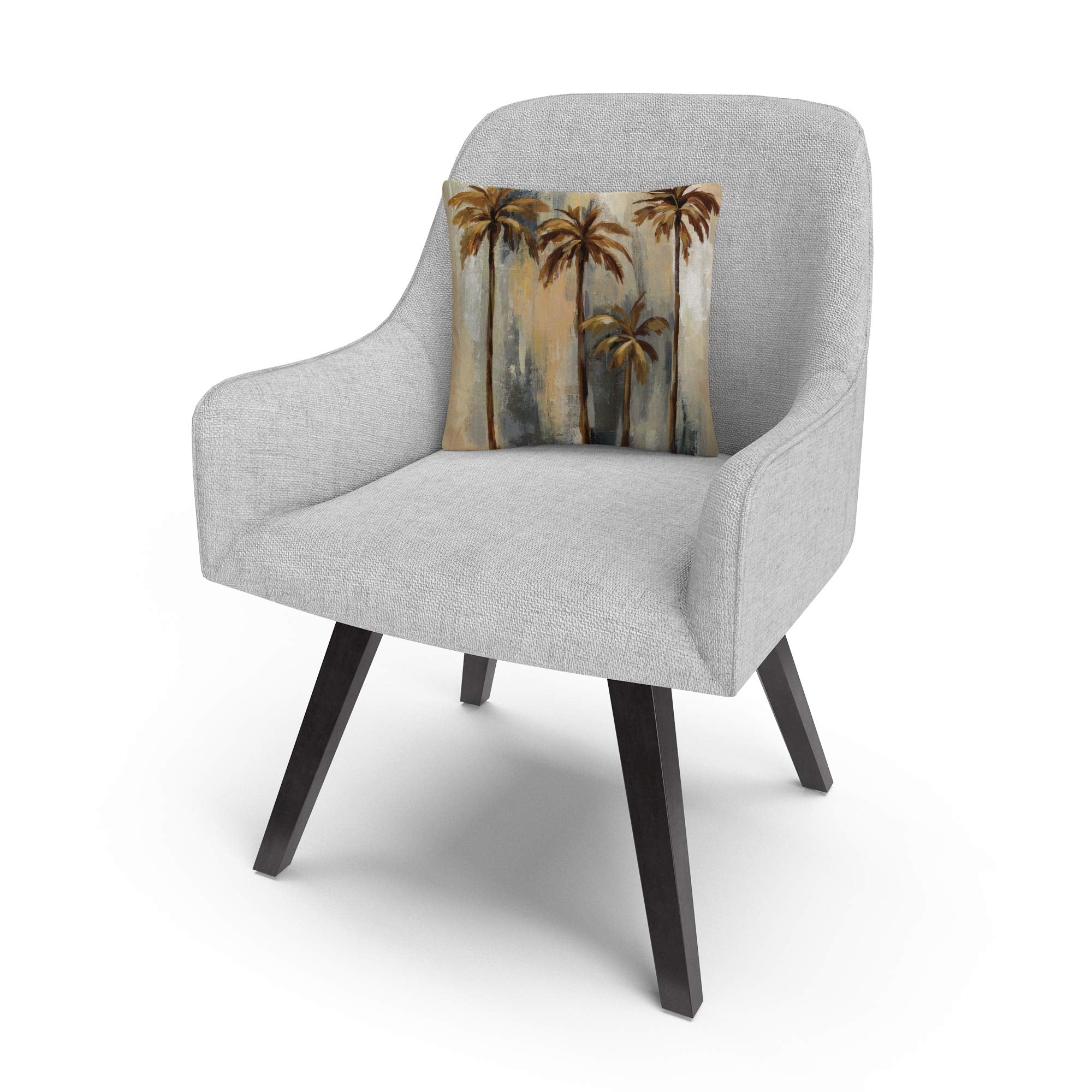 Trademark Fine Art Palm Trees II by Silvia Vassileva, 16x16 Decorative Throw Pillow