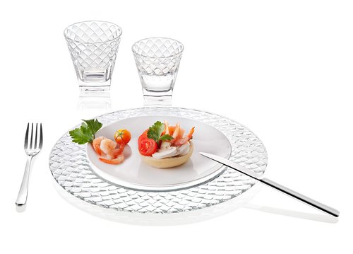 Barski - European Glass - Double Old Fashioned Tumbler Glasses - Uniquely Designed - Set of 6-11.5 oz. - Made in Europe