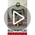 Christmas Washable Area Rug 5x7 ft Colorful Tree Deer Bell - Variations of this Listing