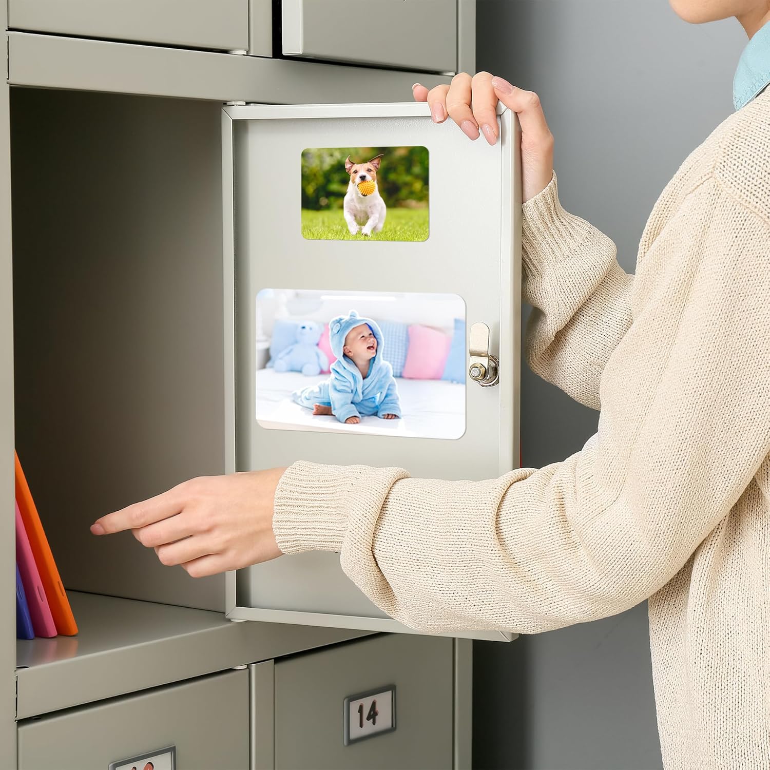 Skiennix Custom Photo Magnet - Large 3x4, 4x6, 5x7 Inch - Perfect for Home, Office & School Decor