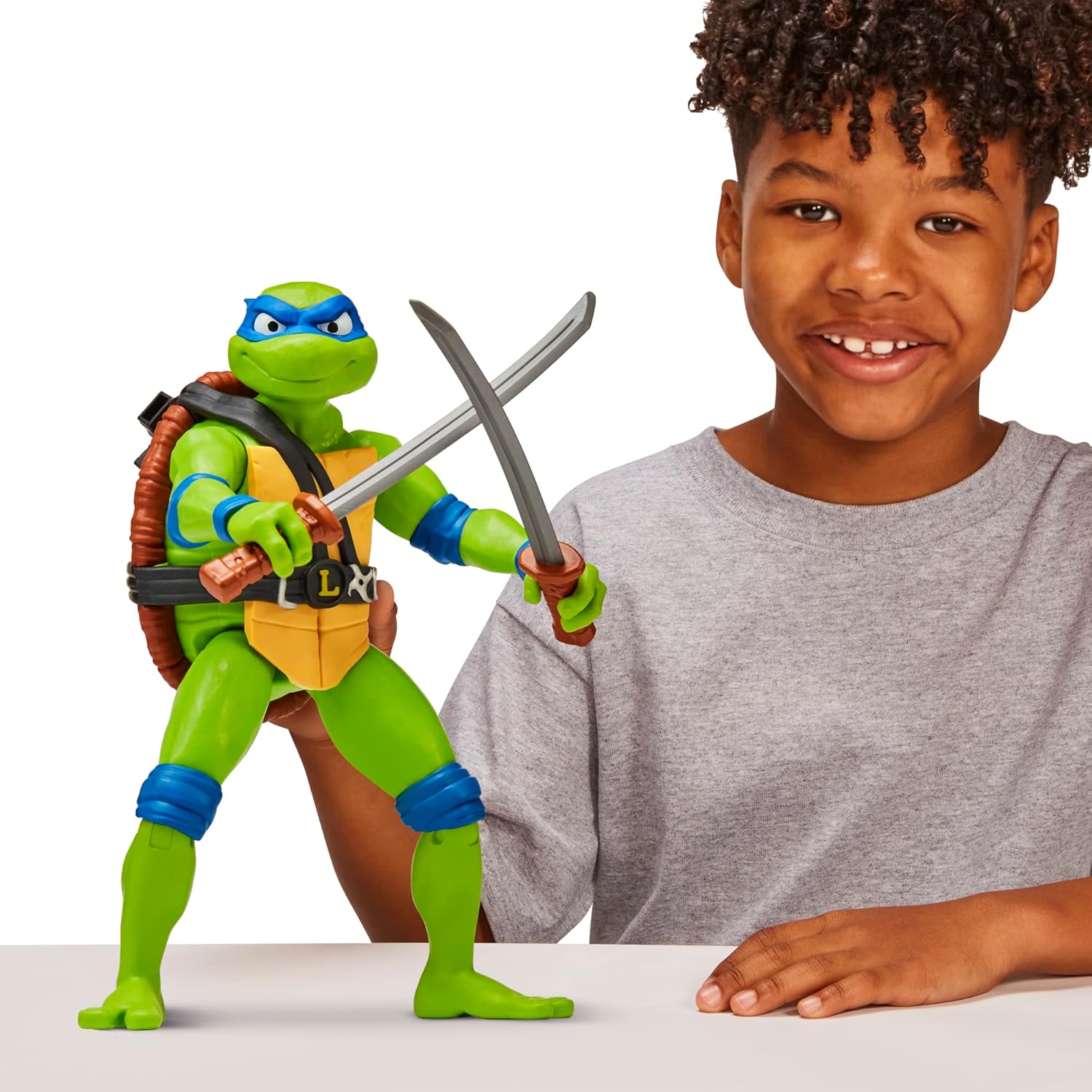 Playmates Toys Teenage Mutant Ninja Turtles Leonardo Figure - 12” Giant Collectible