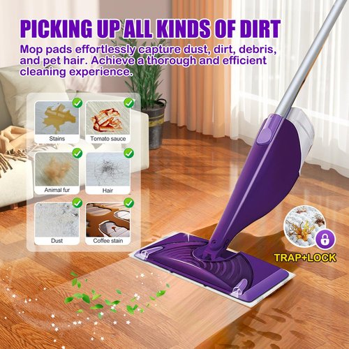 30 Pack Mopping Pad Refills Compatible with Swiffer Wet Jet Spray Mop - Wet Jet Refills for Multi Surface Hardwood Floor Cleaning, 4 Layers Thickened & Durable | Super Absorbent