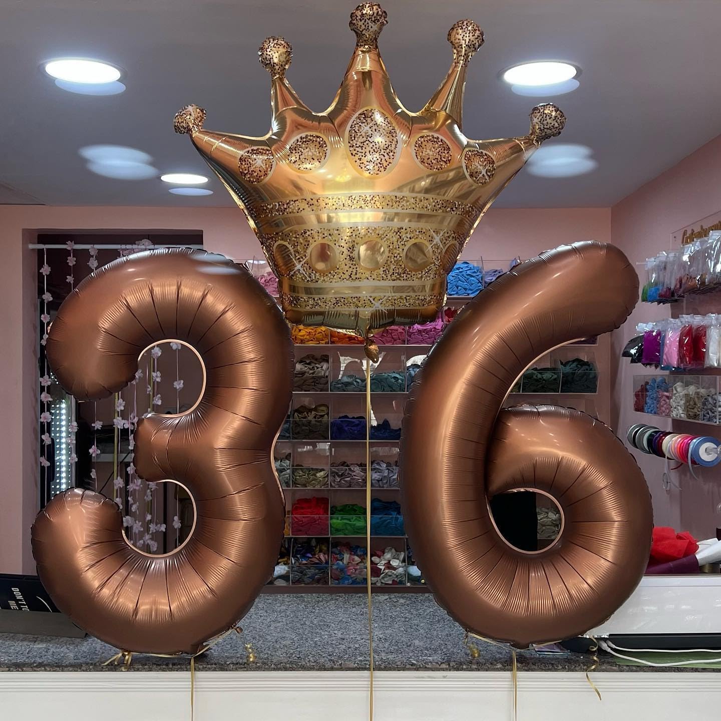 Number 60 Balloon - Dark Brown 40 Inch Birthday Decoration for 60th Celebration | Perfect for Men & Women