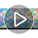 Colorful Geometric Stained Glass Window Film - 17.5" x 78.7"