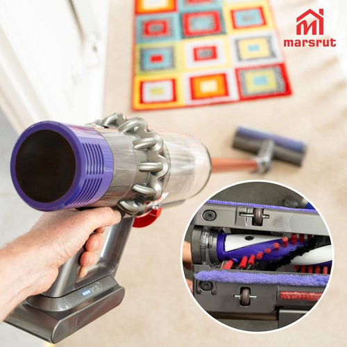 4 Pairs Soleplate Wheels Replacement Fits for Dyson V6 V7 V8 V10 V11 V15 Drive Cleaner Head Rollers, Direct Wheel Roller Parts