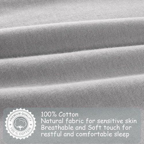 Looxii Baby Sleep Sack - 0.5 TOG 100% Cotton Wearable Blanket | 3-Pack for Newborns & Infants, 12-18 Months