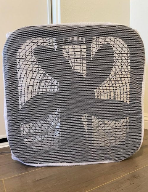 ARAWARA Square Fan Mesh Covers (Not including the fan), White Reusable Washable Protector for Kids and FIngers, Industrial Fan Cover, Safety Covers, 20 inch Cover, 1 PC