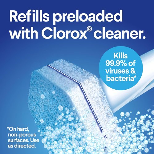 Clorox ToiletWand Disinfecting Refills - 30 Disposable Wand Heads for Easy Cleaning