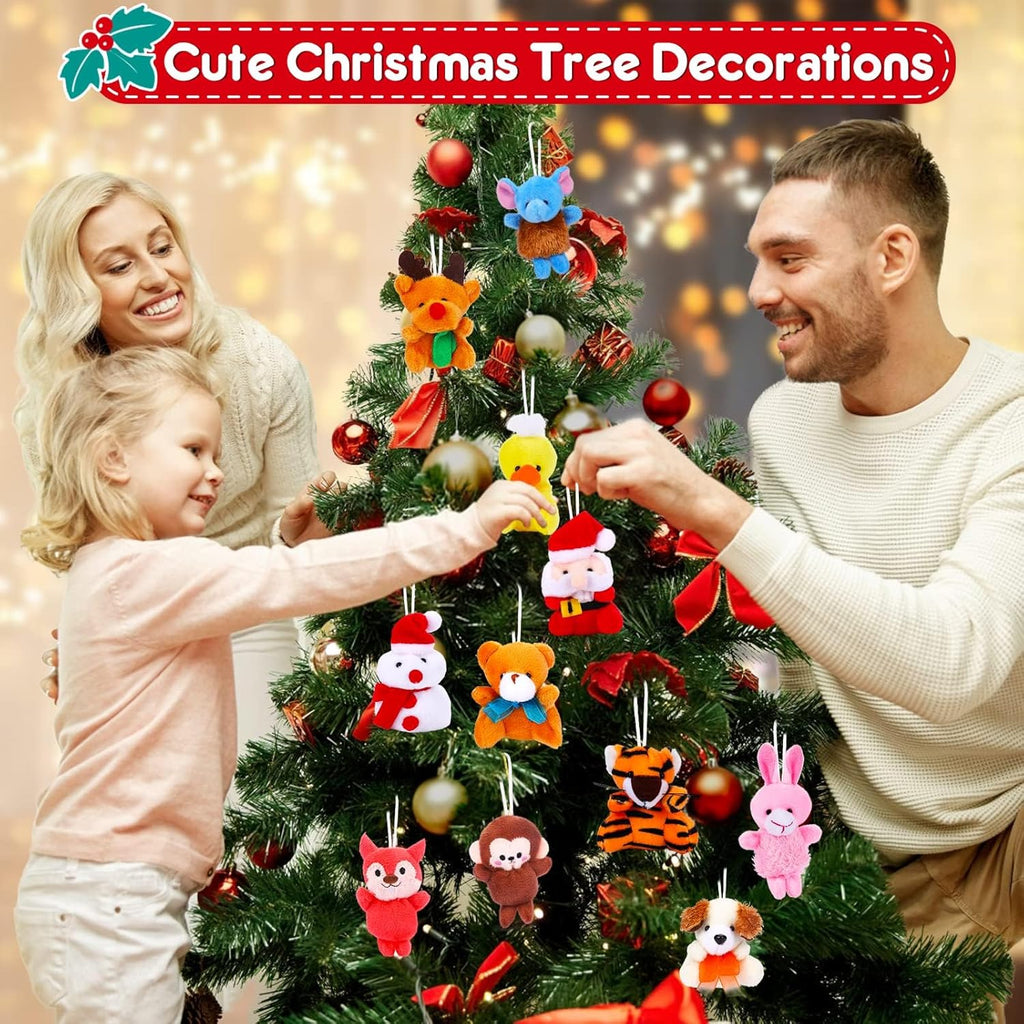 Advent Calendar 2025 - Kids' 24-Day Christmas Countdown with Mini Animal Plush Toys | Perfect Holiday Gifts