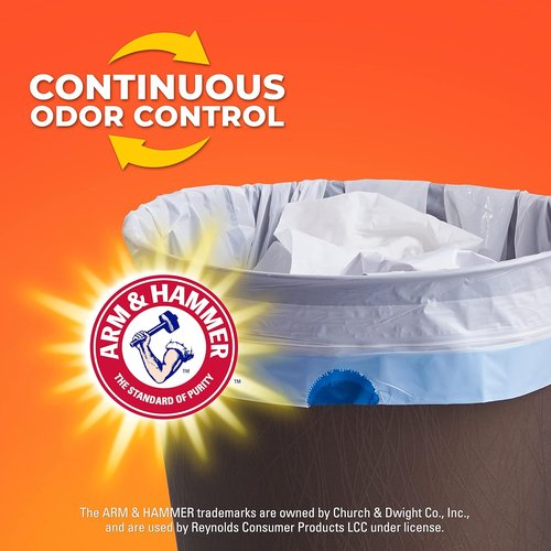 Hefty Small Trash Bags - Fabuloso Scented, 4 Gallon Size, 34 Count Pack
