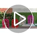 Fuchsia Artificial Bougainvillea Flowers - 2 Bundles for Outdoor Decor