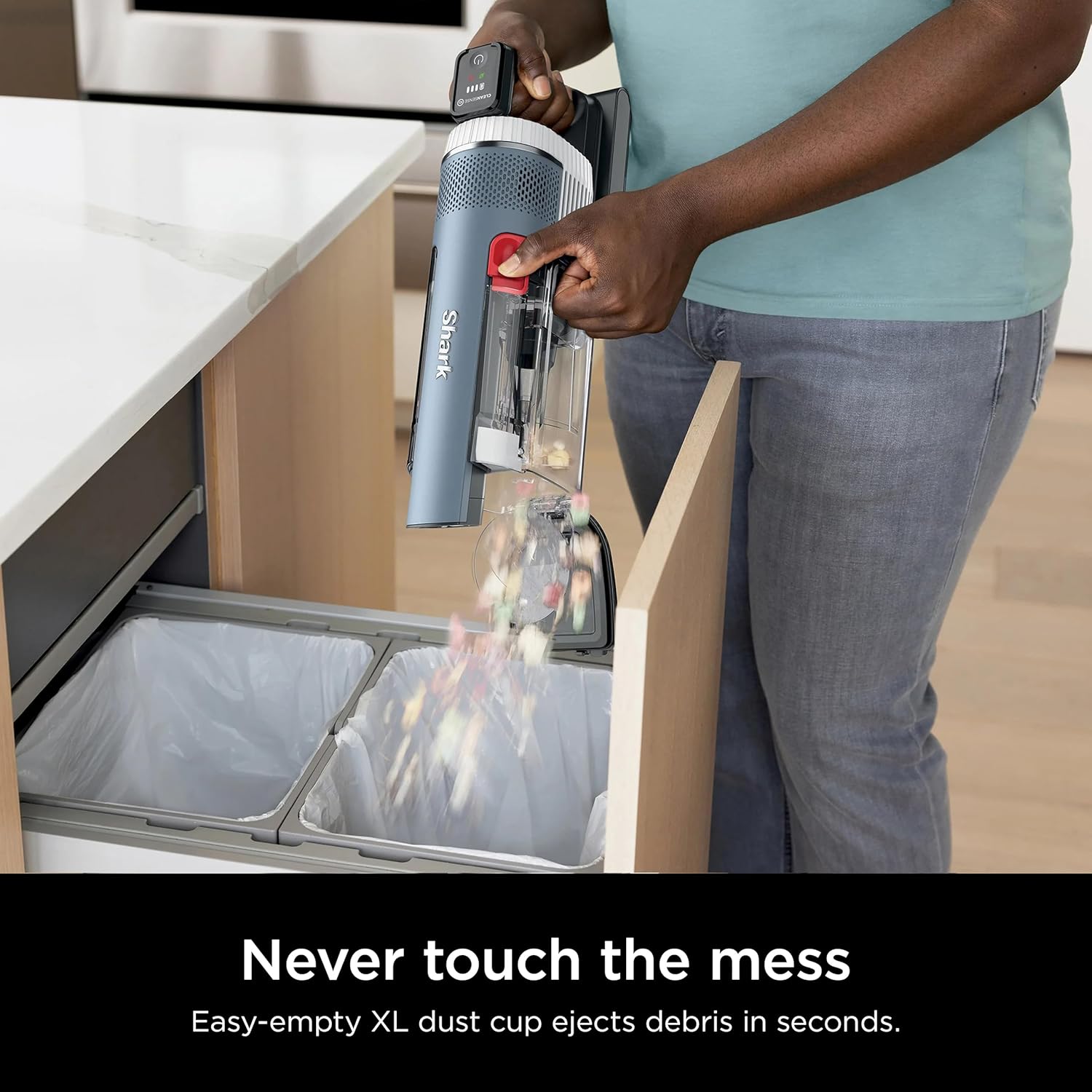 Shark Stratos Cordless Vacuum - Clean Sense IQ, DuoClean PowerFins, MultiFlex Wand, 40-Minute Runtime