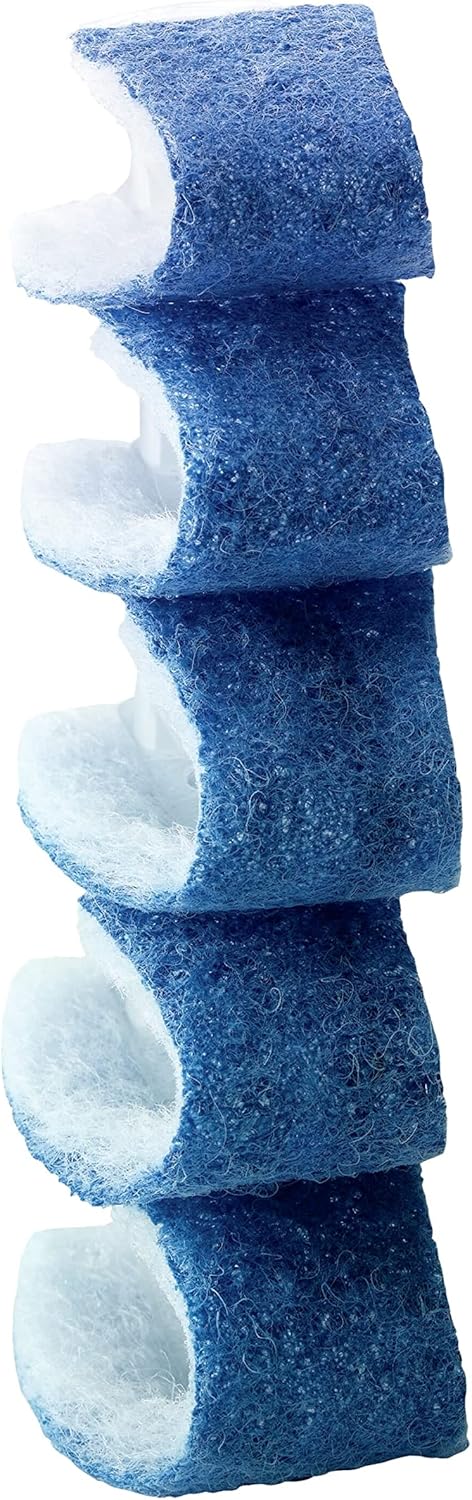 Scotch-Brite Toilet Scrubber Starter Kit - Disposable Refills with Bleach Alternative | Includes Handle & Caddy