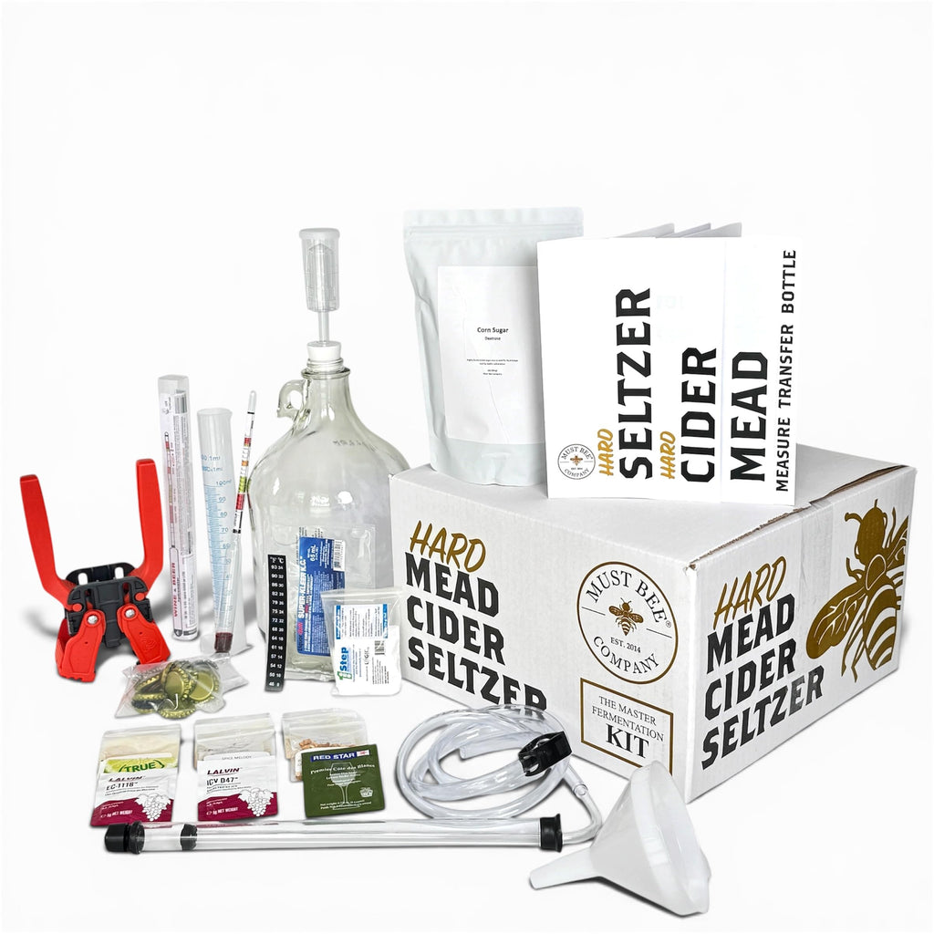 Must Bee Company Master Fermentation Kit - 1 Gallon Mead, Cider, Seltzer Maker