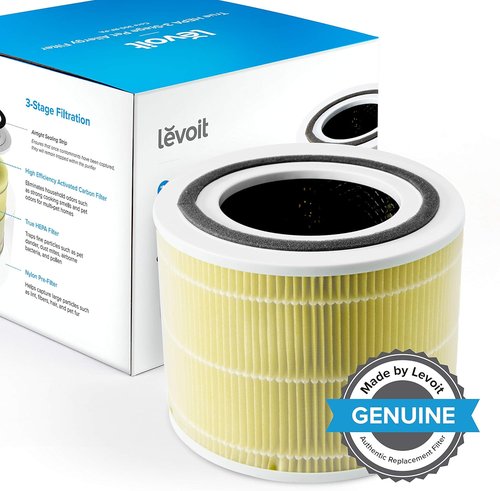 LEVOIT Air Purifier Bundle - Allergy Relief & Pet Odor Elimination | Includes Replacement Filter