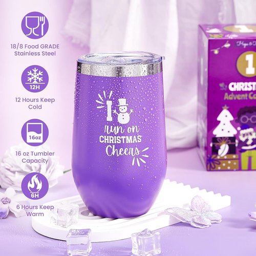Advent Calendar | 12 Days of Unique Lavender Spa Gifts for Women - Perfect for Mom, Wife, Girlfriend, Sister