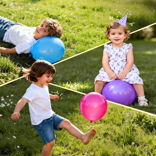 Bezente Pro Duralatex Red Balloons - 100 Pack 12 inch Extra-Thick Red Balloons for Long-Lasting Professional Party Decorations, Large Christmas New Year Wedding Anniversary Birthday Valentine’s Day