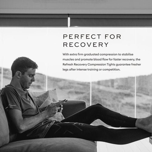 2XU Men's Refresh Recovery Compression Tights, Black/Nero, X-Large