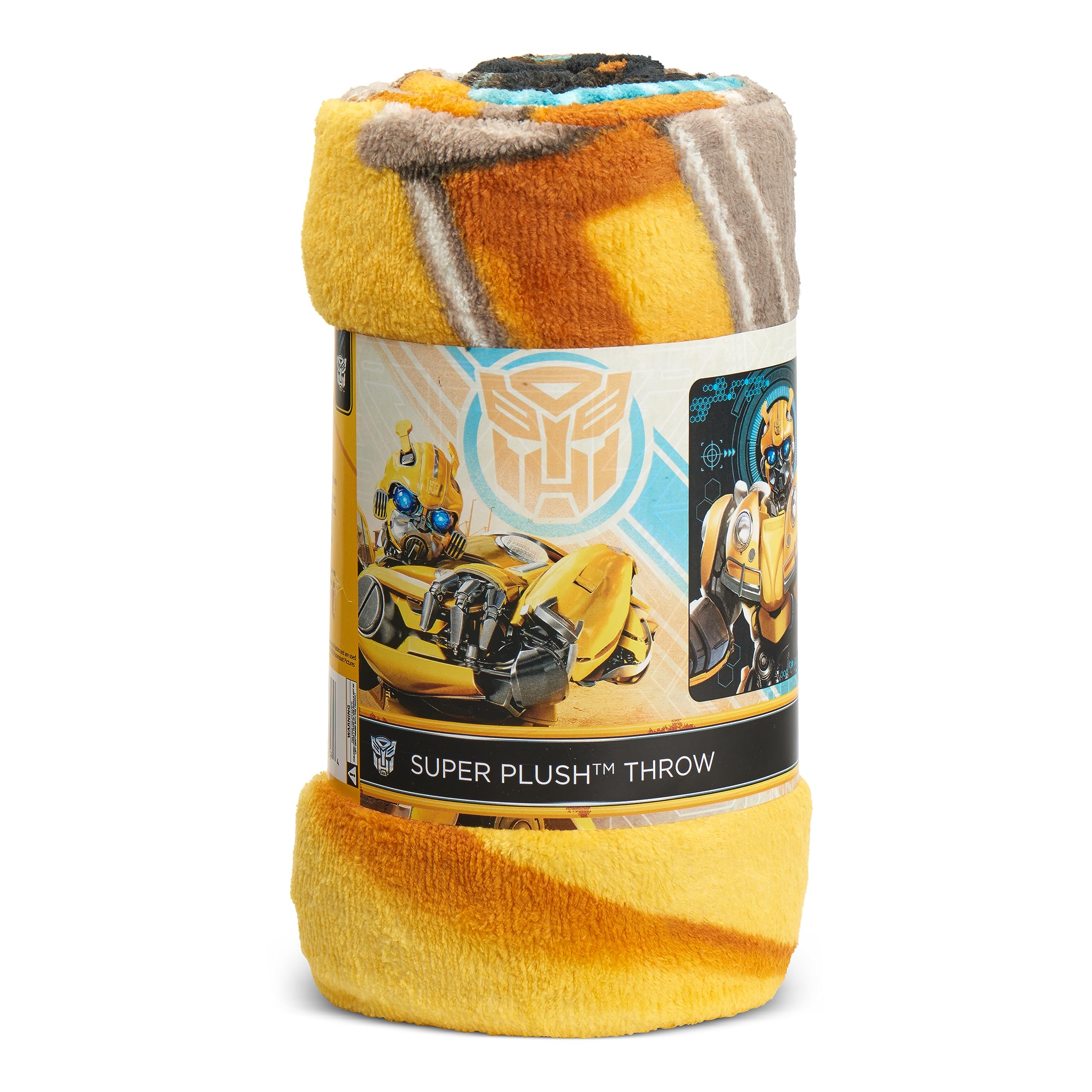 Northwest Transformers Micro Raschel Throw Blanket, Ultra Soft Throw, 46 x 60 Inches, Be Alert