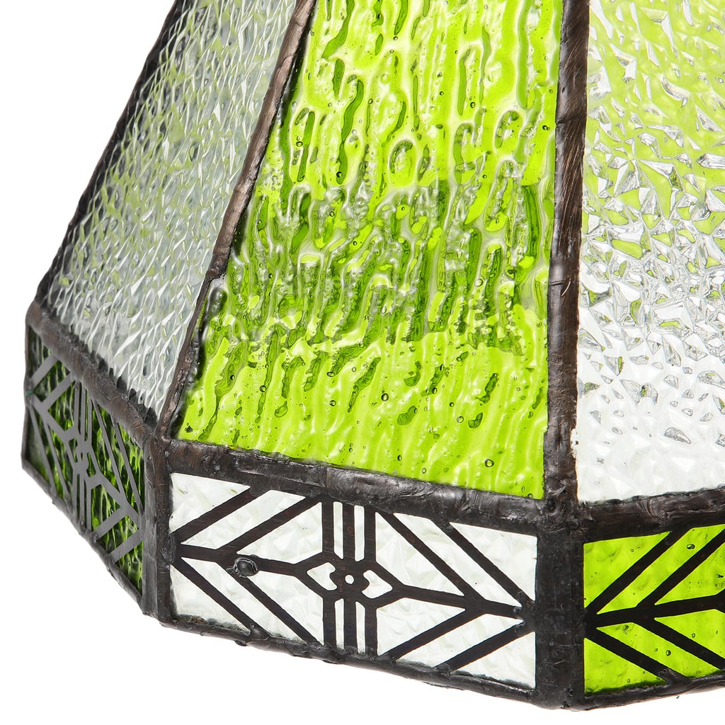 OSALADI 5.5 Inch Glass Lamp Shade Vintage Pendant Light Replacement for Mediterranean Style Restaurants and Bars