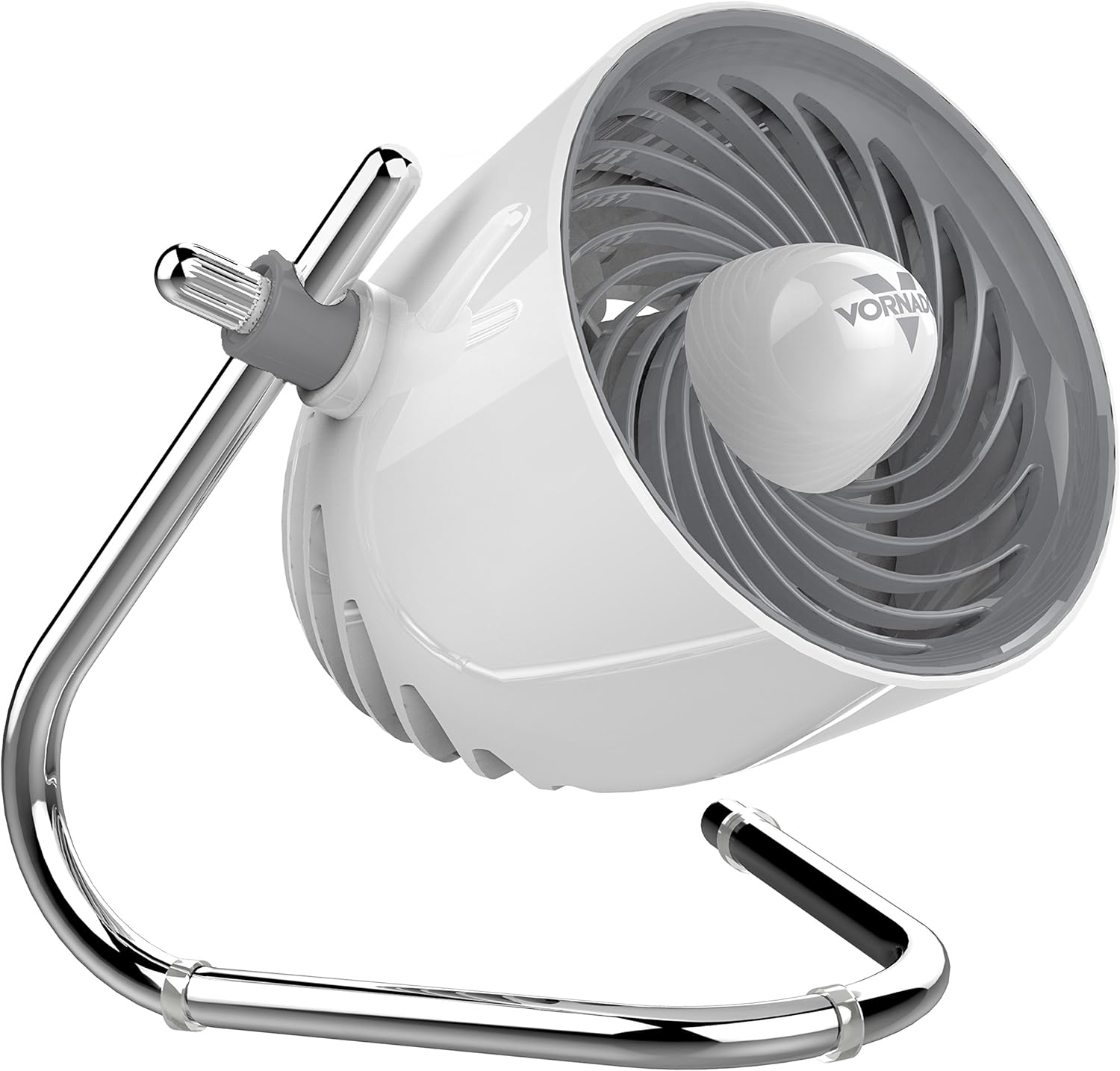 Vornado Pivot Personal Air Circulator - Portable Desk Fan with Powerful Cooling | Ice White