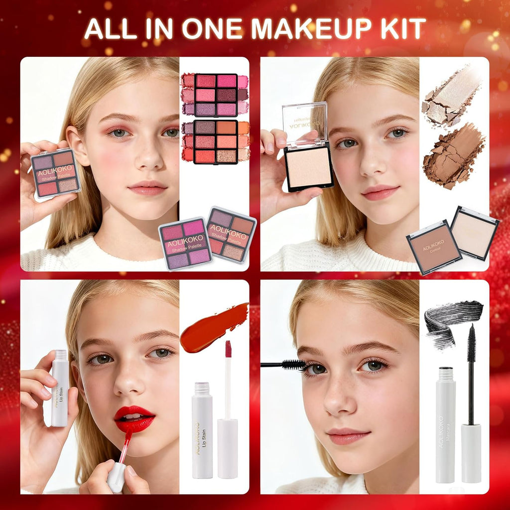 Makeup Advent Calendar 2025 - 24 Days of Full Makeup Kit Gifts for Women & Teen Girls