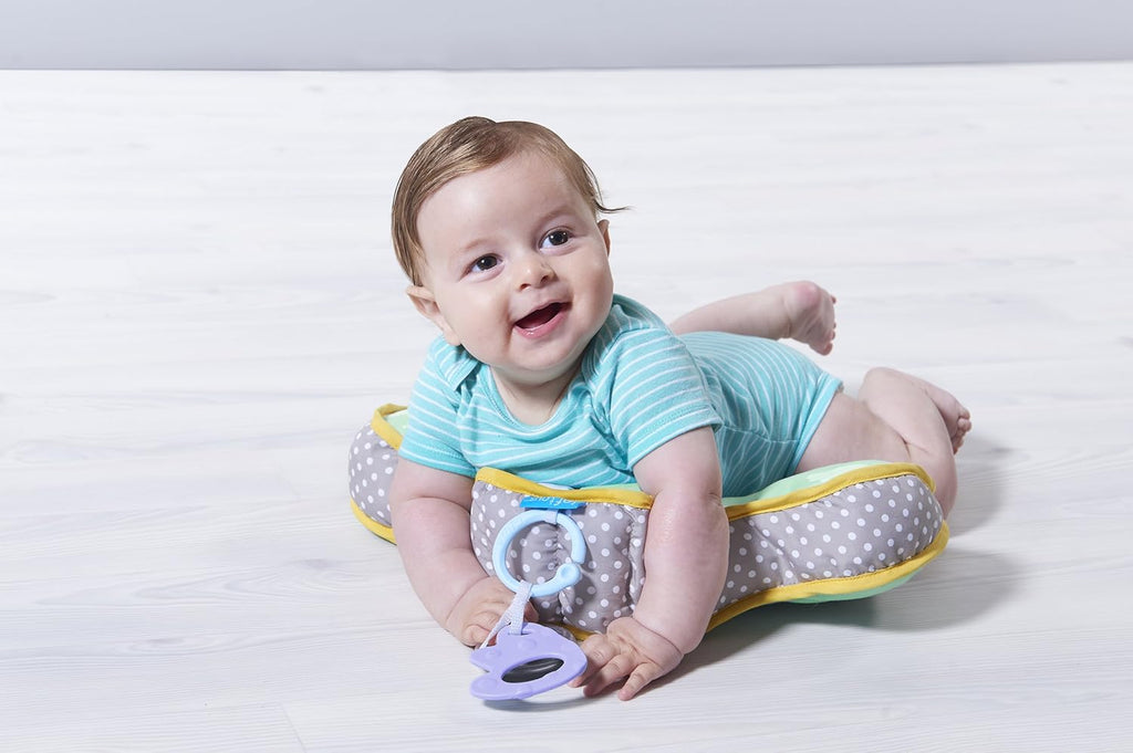 Taf Toys Baby Tummy Time Support Toy - Ergonomic Design for 2-6 Months | Promotes Natural Development