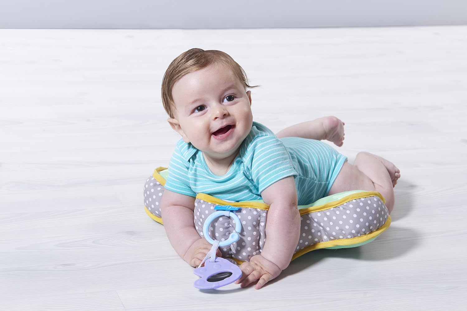 Taf Toys Baby Tummy Time Support Toy - Ergonomic Design for 2-6 Months | Promotes Natural Development