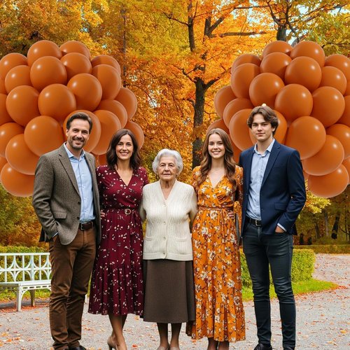 Burnt Orange Balloons | 12-Inch Latex Balloons - 50 Pack for Fall-Themed Events & Celebrations