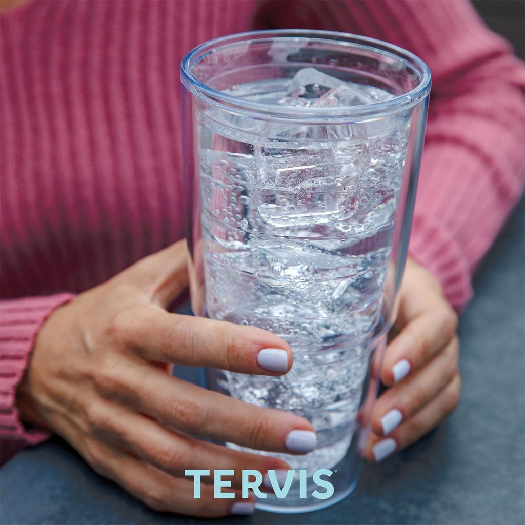 Tervis Purple Galaxy Made in USA Double Walled Insulated Tumbler Travel Cup Keeps Drinks Cold & Hot, 24oz, Classic