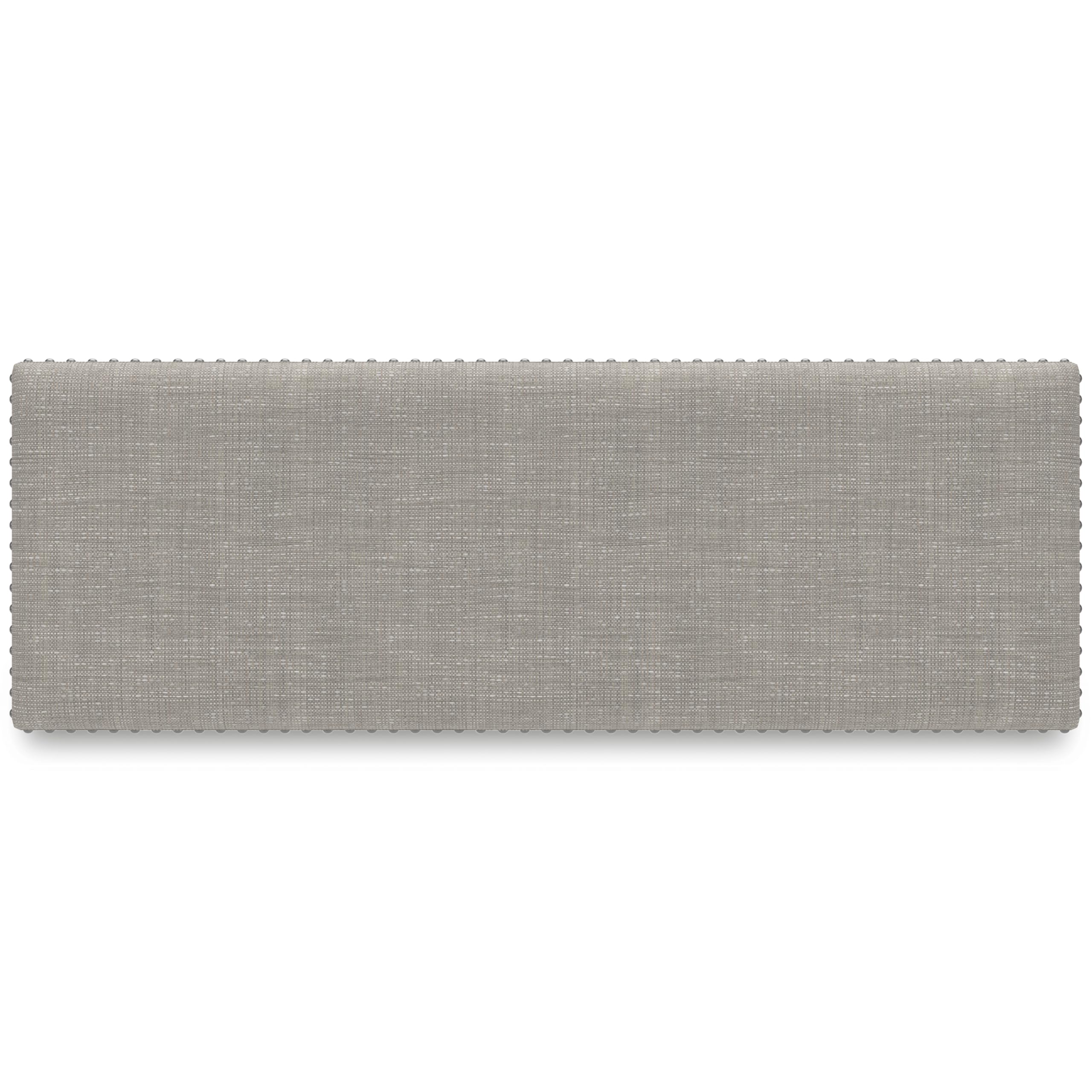 Signature Design by Ashley Robbinsdale Large Upholstered 48" W Dining Bench, Light Gray & White