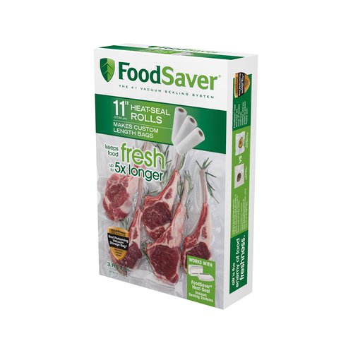 FoodSaver Vacuum Sealing Machine and Bags Bundle | PowerVac Compact Vacuum Sealer + Custom Fit Bags
