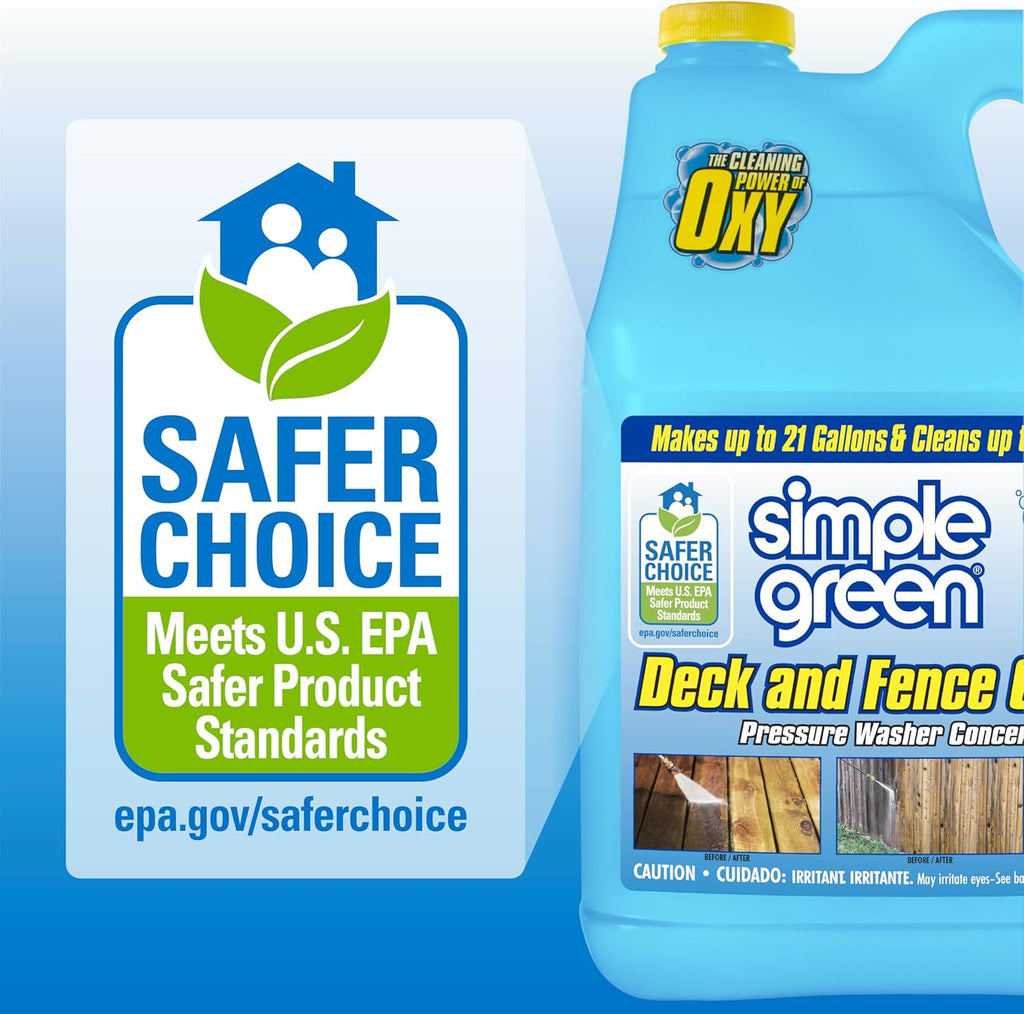 Simple Green Oxy Solve Pressure Washer Cleaner - Unscented, Colorless to Pale Straw, 128 Fl Oz
