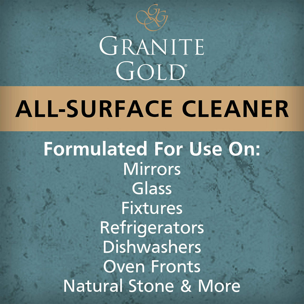 Granite Gold All-Surface Cleaner Spray, Household Cleaning For Stainless Steel, Glass, Quartz, Marble Surfaces, 24 Fl Oz, 1 Count