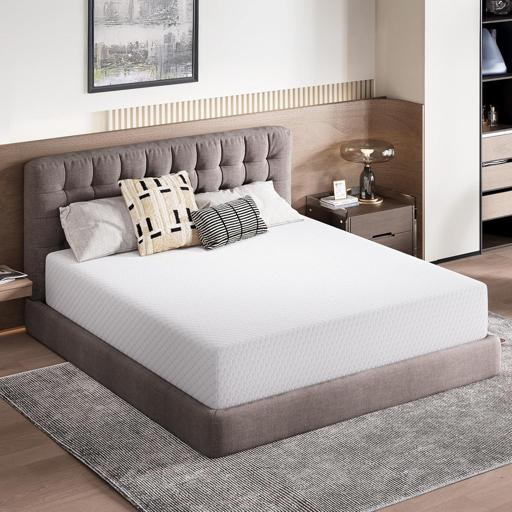 Novilla Queen Mattress - 14 Inch Memory Foam for Pressure Relief & Support | Cool, Medium Firm, CertiPUR-US Certified