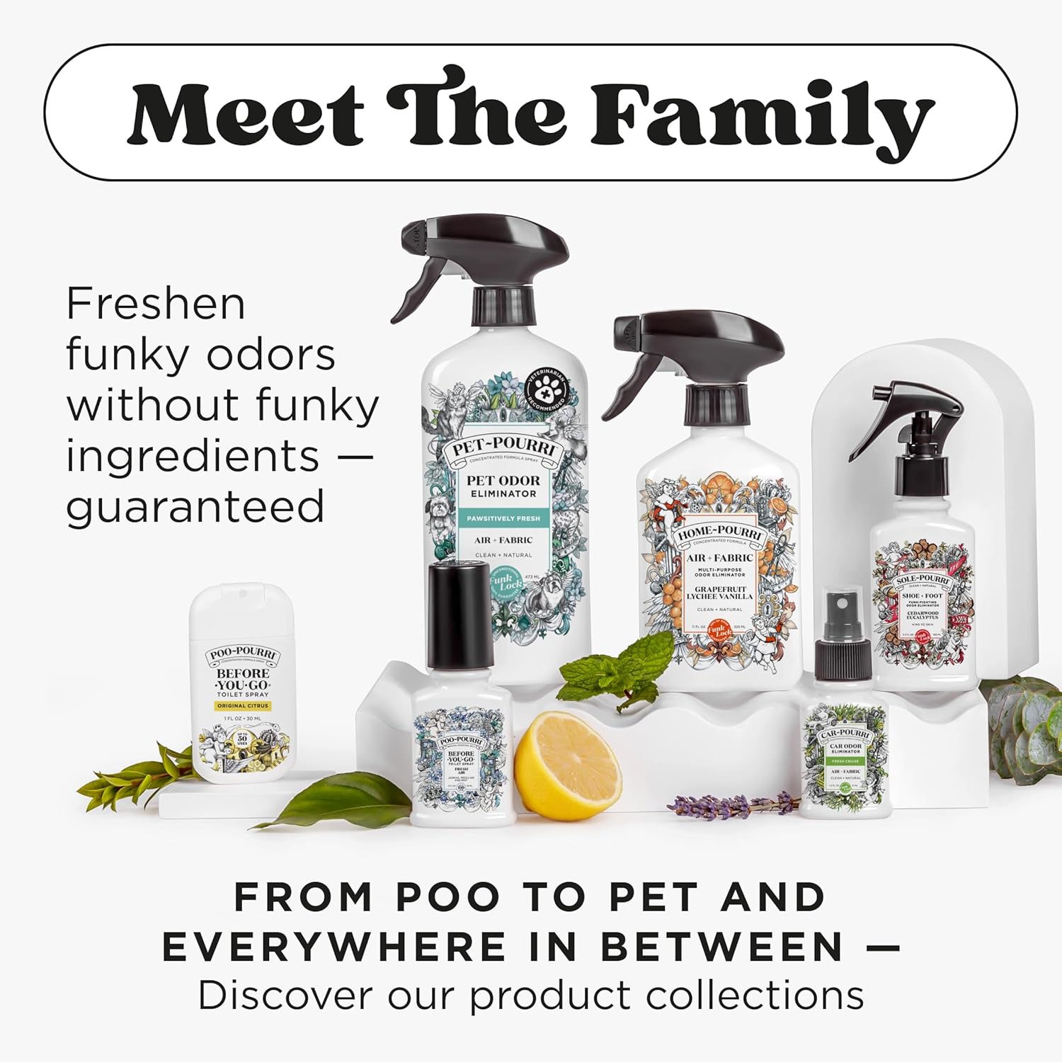 Poo-Pourri Before-You-Go Toilet Potty Pods - Original Citrus Scent, 5 Ct | Bathroom Odor Deodorizer & Cleaner