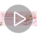 6 Pack Pink Floral 'BABY' Centerpiece Boxes, 7-Inch Baby Shower Decor