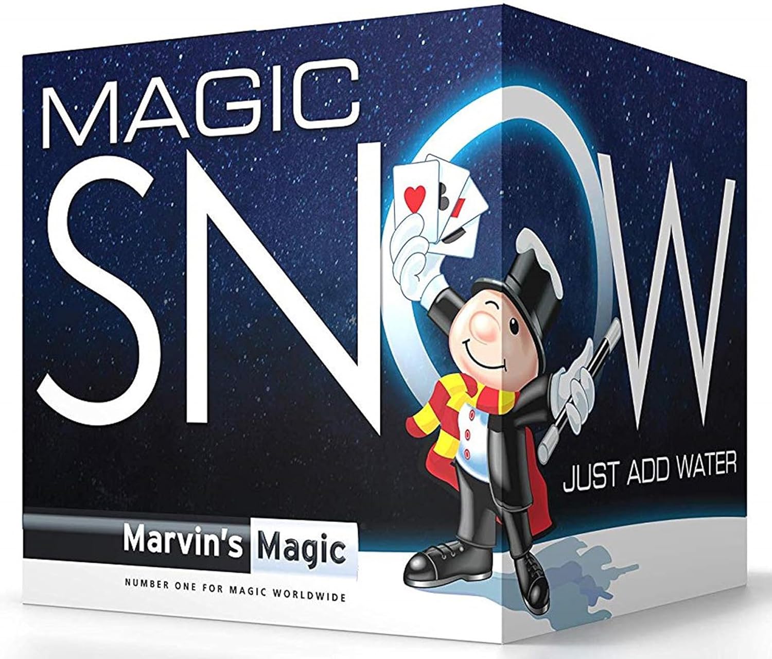Marvin's Magic - Fluffy Snow Powder - Creates Realistic White Snow for Play & Decorations - Expands 100x