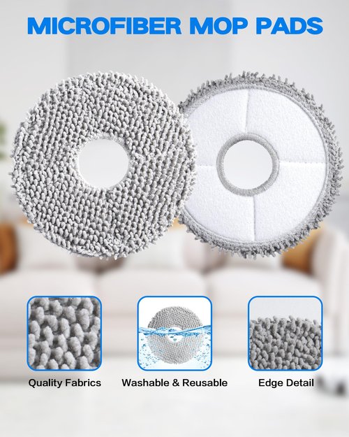 CHIKIXSON Accessories for ECOVACS DEEBOT T30S/T30S PRO/T30S AI Robot Vacuum, Quality Replacement Parts for Better Cleaning Performance