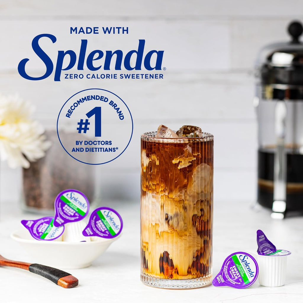 SPLENDA Sugar Free Sweet Cream Coffee Creamer Cups - 180 Count Single Serve Pack