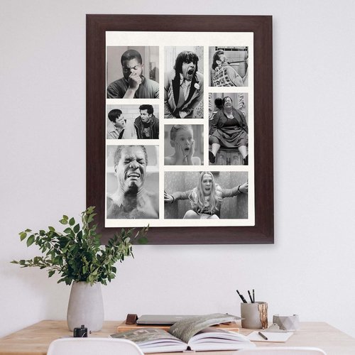InkFlow Humorous Wall Art - Quirky Bathroom Prints for Unique Home Decor | 16x20 Unframed Art Print