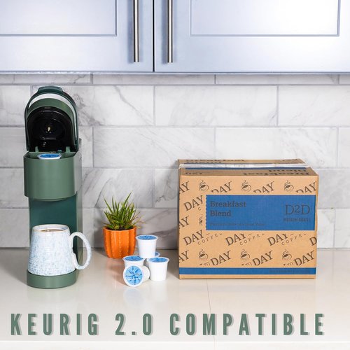 Day To Day Coffee - Medium Roast Breakfast Blend Pods | 120 Count Compatible with Keurig K-Cup Brewers