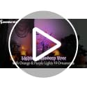 EAMBRITE 22-Inch Halloween Tree with LED Lights and Bat & Pumpkin Ornaments