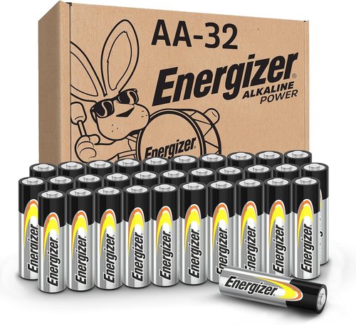 Energizer AA Batteries - Alkaline Power, 32 Count Pack for Long-Lasting Performance