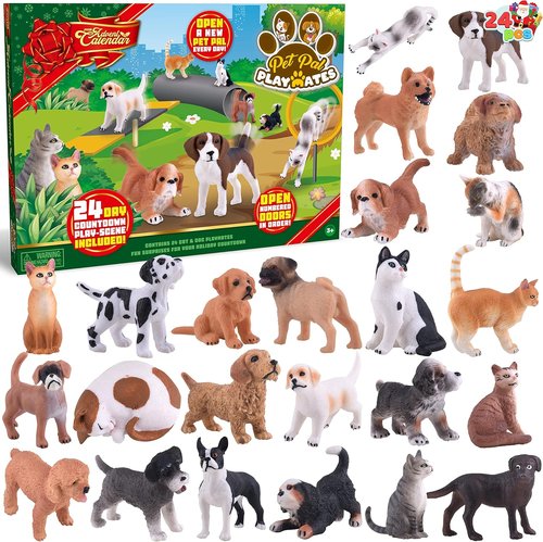 JOYIN Christmas Advent Calendar 2025 - 24-Day Countdown for Kids & Pets | Perfect Holiday Gift