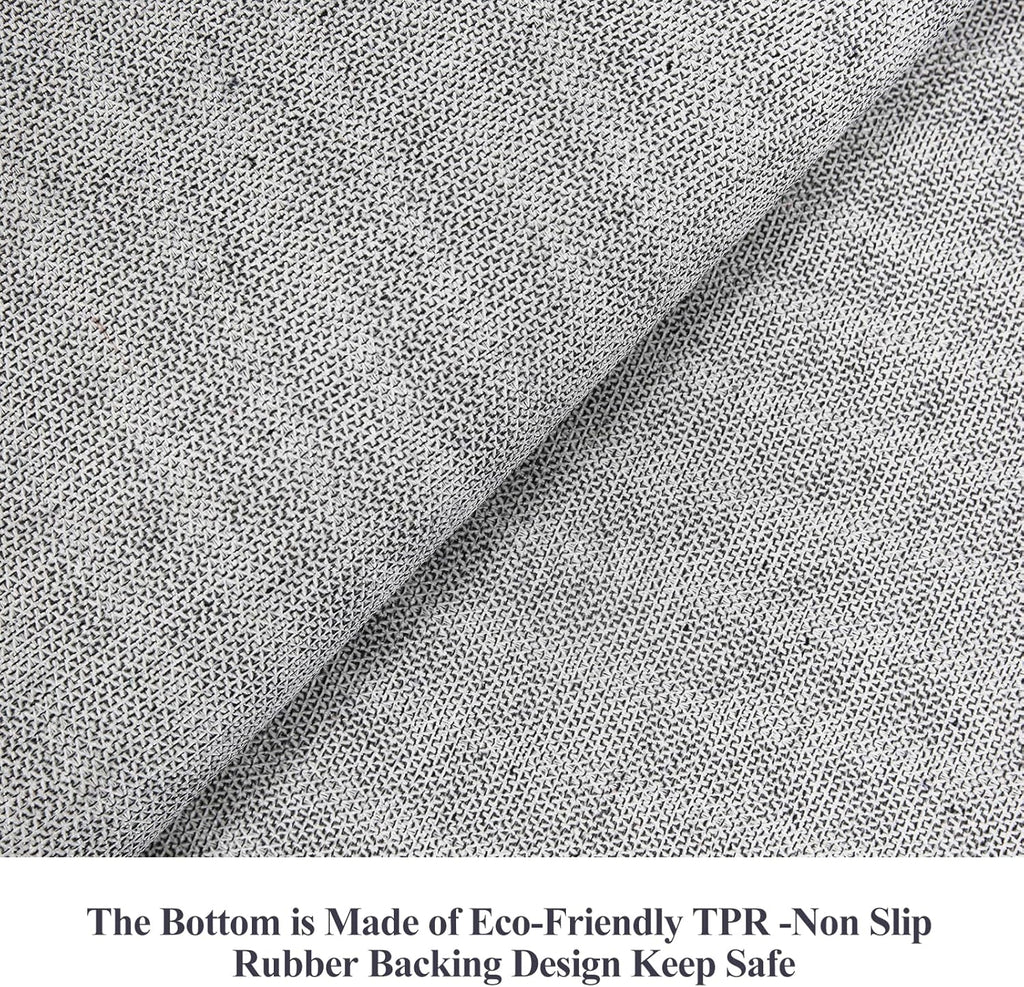 Skiennix Vintage Washable Runner Rug - Non-Slip Soft Carpet for Entryway | 3x6 Grey Stain Resistant Mat