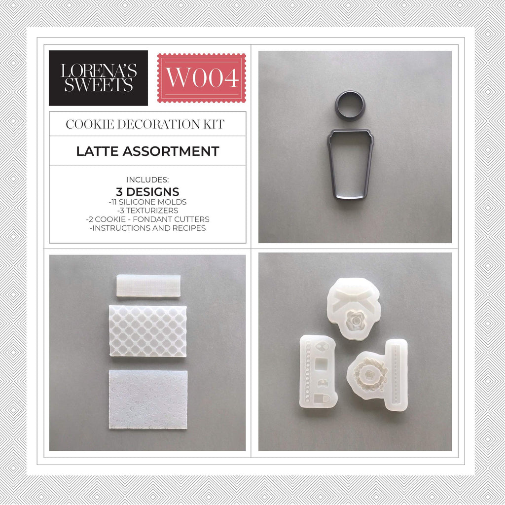 Lorena's Sweets Cookie Decoration Kit Latte Assortment